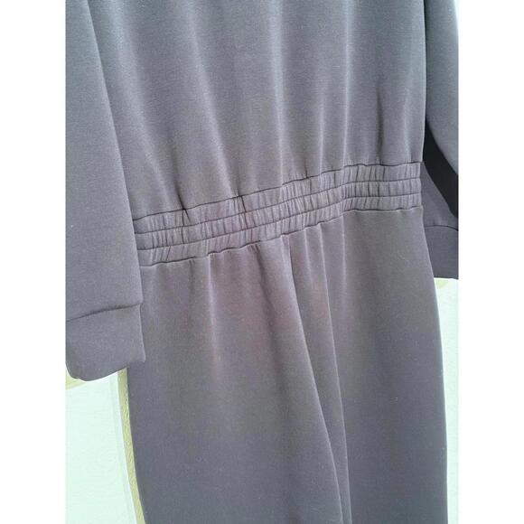Spanx AirEssentials Jumpsuit XL Petite Black Travel Loungewear Athleisure - Picture 11 of 14